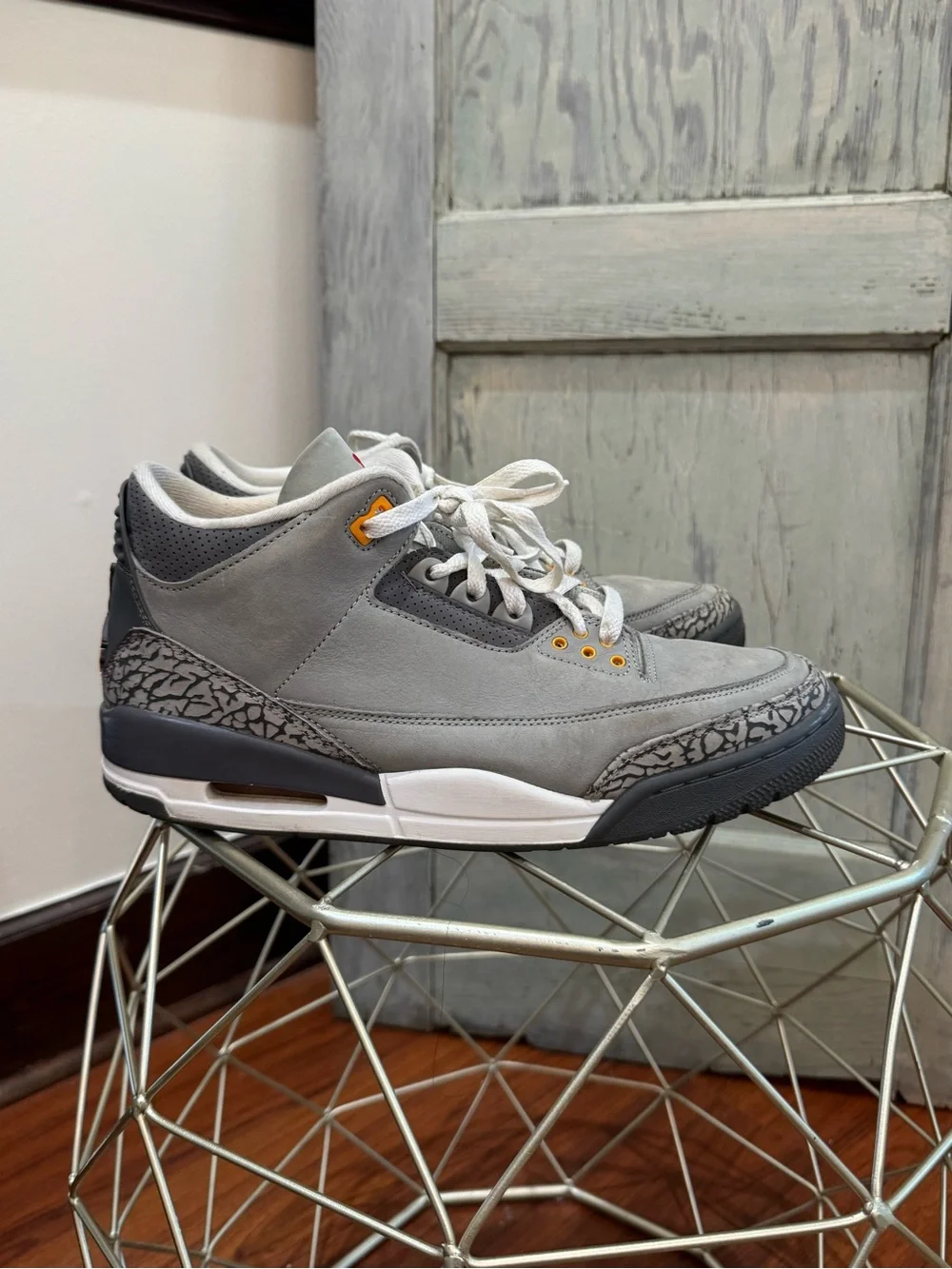 Air Jordan 3 Retro Cool Grey Elephant Print size 10